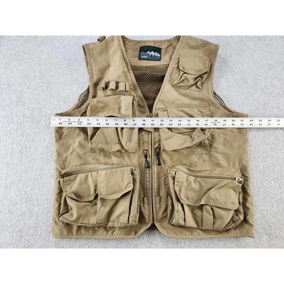 Utility Tactical Fishing Vest Outdoors Photography Bird Watching Gorpcore MEDIUM - Picture 13 of 16